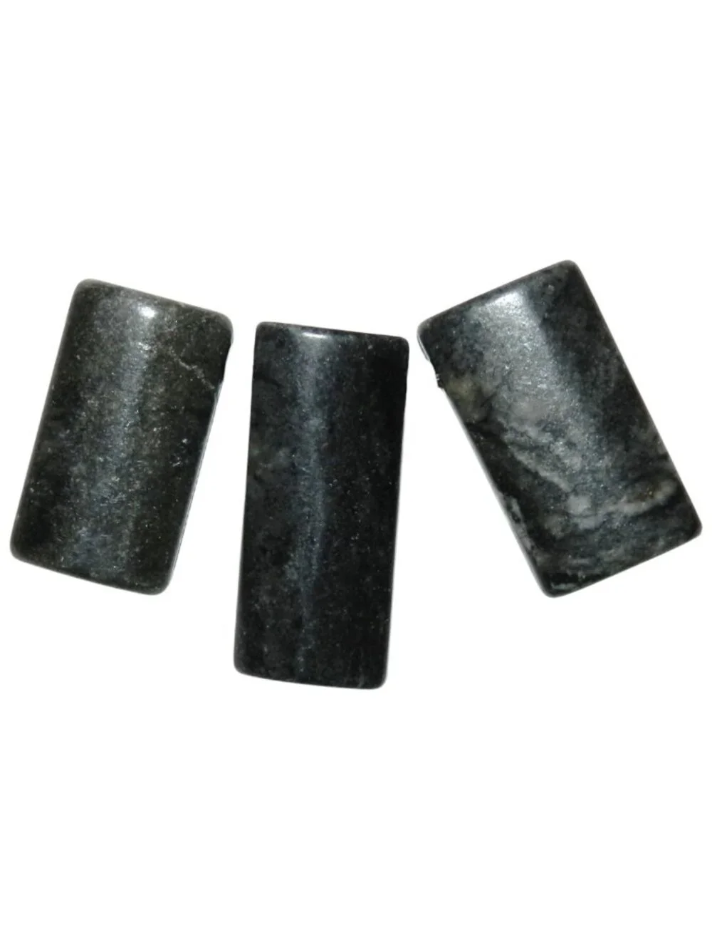 Picasso Marble 35mm & 30mm Rectangle Pendant 3-piece Pendant Bead Set NG2135